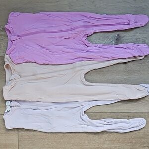 3-6M Kyte Baby Zippered Footie Bundle In Pink